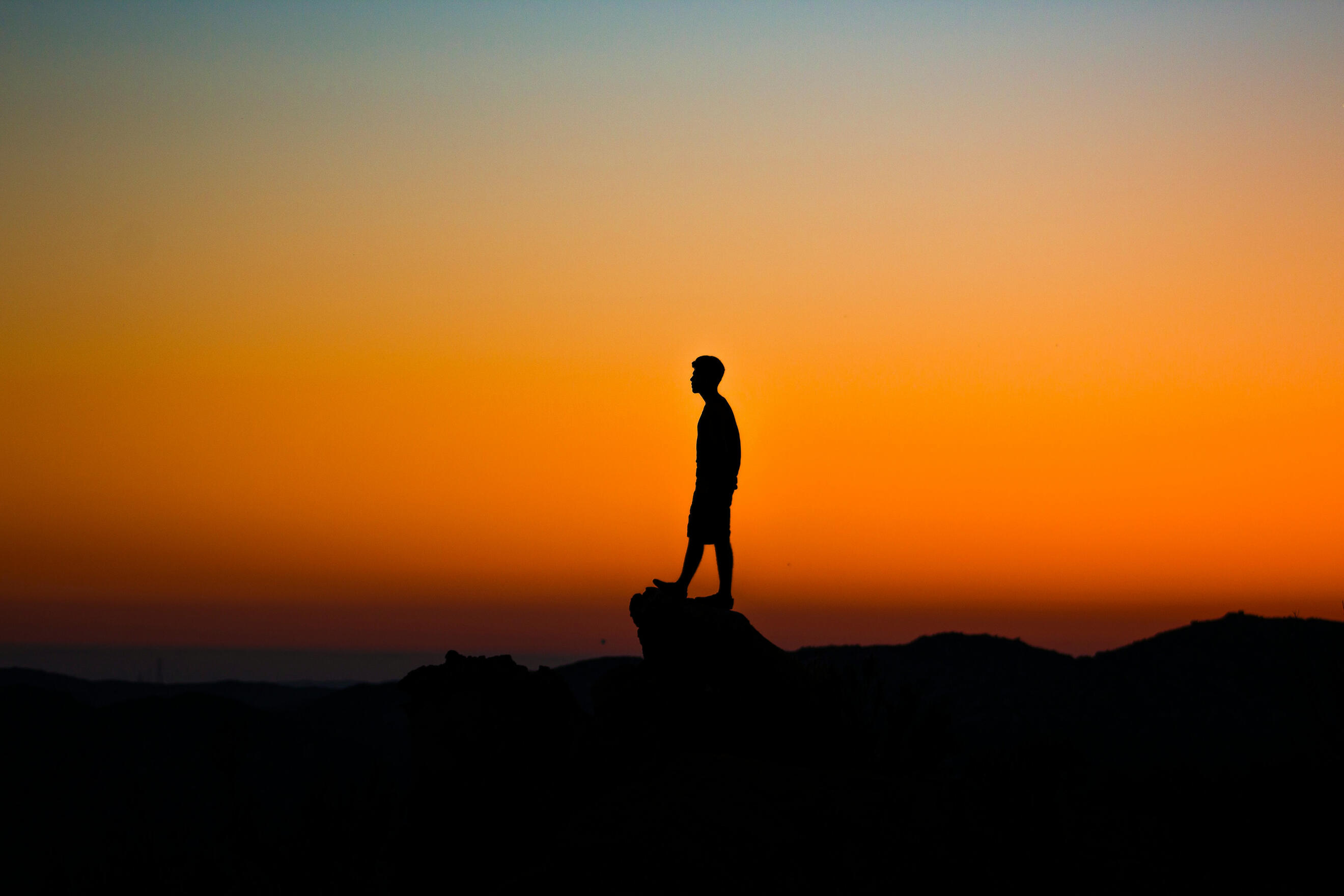 Man contemplating Man contemplating